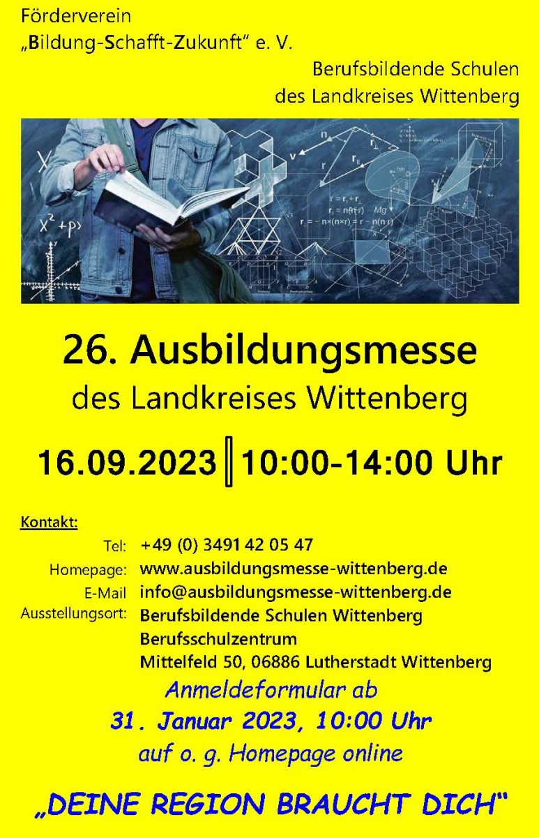 Förderverein "Bildung Schafft Zukunft" e.V. des Berufschulzentrums